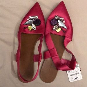New Zara Pink Flats